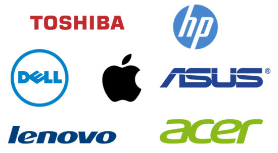 assorted logos